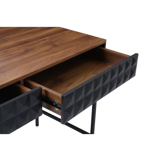 ZUMA ΓΡΑΦΕΙΟ ΚΑΡΥΔΙ ΜΑΥΡΟ 110,5x54xH76cm