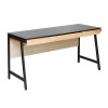 NEST ΓΡΑΦΕΙΟ ΦΥΣΙΚΟ ΜΑΥΡΟ 140x58xH75cm NEST ΓΡΑΦΕΙΟ ΦΥΣΙΚΟ ΜΑΥΡΟ 140x58xH75cm