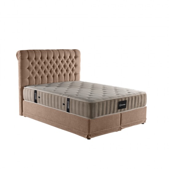 CACHEMIRE ΣΤΡΩΜΑ 160x200cm BEIGE 200x160xH32cm