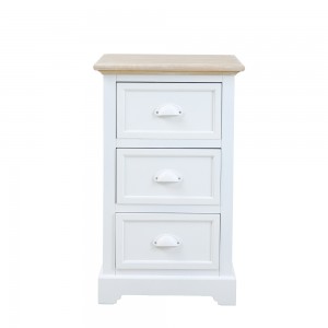 KIMOLOS ΚΟΜΟΔΙΝΟ 3ΣΥΡΤΑΡΙΑ ΛΕΥΚΟ ΦΥΣΙΚΟ 43x35xH71cm