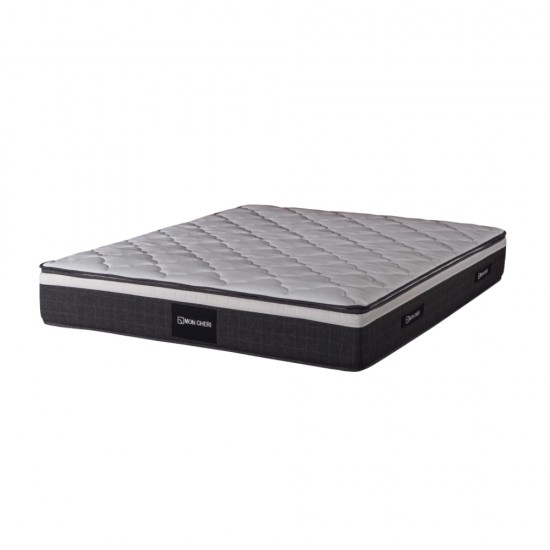 MON CHERI ΣΤΡΩΜΑ 160x200cm ΛΕΥΚΟ ΑΝΘΡΑΚΙ 200x160xH28cm