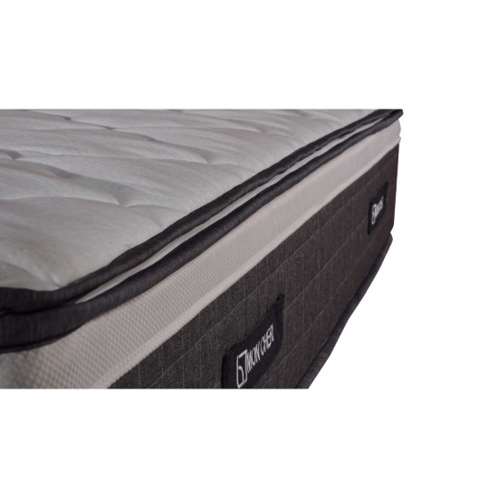 MON CHERI ΣΤΡΩΜΑ 160x200cm ΛΕΥΚΟ ΑΝΘΡΑΚΙ 200x160xH28cm