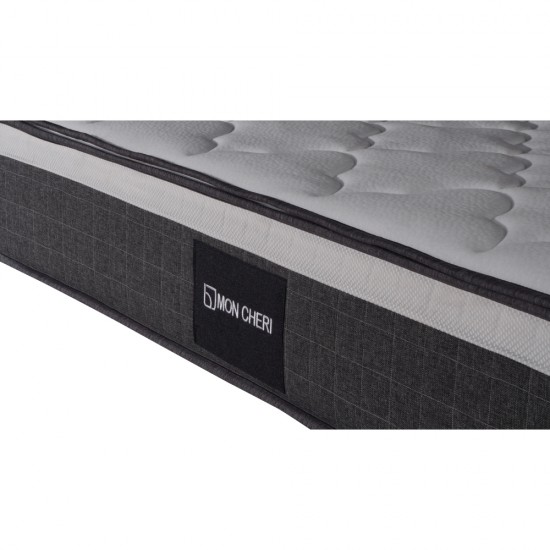 MON CHERI ΣΤΡΩΜΑ 160x200cm ΛΕΥΚΟ ΑΝΘΡΑΚΙ 200x160xH28cm