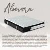 VISCO ALOE VERA ROLL PACK ΣΤΡΩΜΑ 160x200cm ΛΕΥΚΟ ΑΝΘΡΑΚΙ 200x160xH31cm