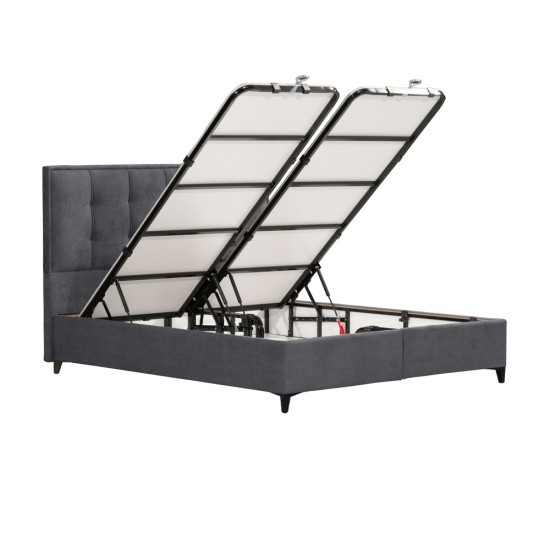 PIANO ΚΡΕΒΑΤΙ ΜΕ ΑΠΟΘΗΚ. ΧΩΡΟ (ΓΙΑ ΣΤΡΩΜΑ 160x200cm) ΓΚΡΙ 07-780 207x160xH115cm PIANO ΚΡΕΒΑΤΙ ΜΕ ΑΠΟΘΗΚ. ΧΩΡΟ (ΓΙΑ ΣΤΡΩΜΑ 160x200cm) ΓΚΡΙ 07-780 207x160xH115cm