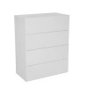 MEZZA LUNA ΣΥΡΤΑΡΙΕΡΑ 4ΣΥΡΤΑΡΙΑ ΛΕΥΚΟ 85x45xH107cm MEZZA LUNA ΣΥΡΤΑΡΙΕΡΑ 4ΣΥΡΤΑΡΙΑ ΛΕΥΚΟ 85x45xH107cm