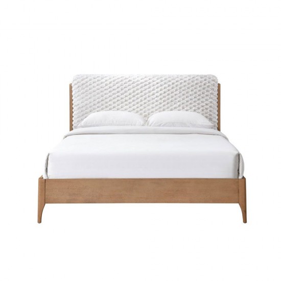 LORDY ΚΡΕΒΑΤΙ (ΓΙΑ ΣΤΡΩΜΑ 160x196cm) CREAM 207,5x177xH103,5cm