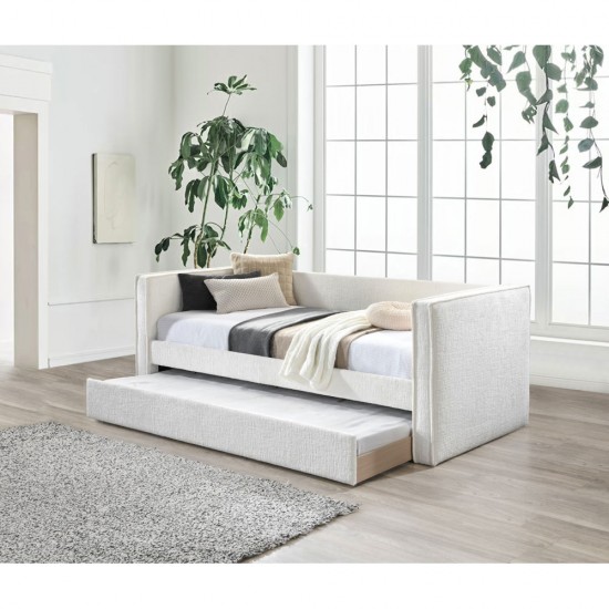 CALMO ΚΑΝΑΠΕΣ ΚΡΕΒΑΤΙ (ΓΙΑ ΣΤΡΩΜΑ 90x195cm) CREAM 222x99xH84,2cm