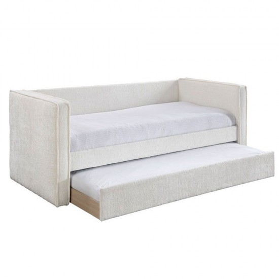 CALMO ΚΑΝΑΠΕΣ ΚΡΕΒΑΤΙ (ΓΙΑ ΣΤΡΩΜΑ 90x195cm) CREAM 222x99xH84,2cm