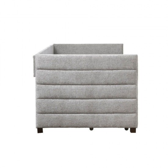 SUENO ΚΑΝΑΠΕΣ ΚΡΕΒΑΤΙ (ΓΙΑ ΣΤΡΩΜΑ 90x195cm) ΓΚΡΙ ΑΝΟΙΧΤΟ 209x99,5xH76cm