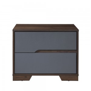 GROOVES ΚΟΜΟΔΙΝΟ 2ΣΥΡΤΑΡΙΑ ΚΑΡΥΔΙ ΓΚΡΙ 60x45x47cm