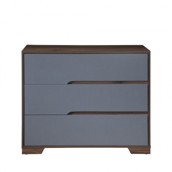 GROOVES ΣΥΡΤΑΡΙΕΡΑ 3ΣΥΡΤΑΡΙΑ ΚΑΡΥΔΙ ΓΚΡΙ 100x45x80cm