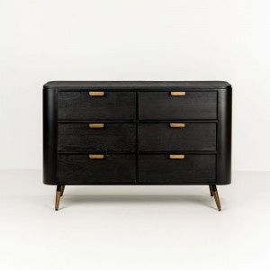 COLOMBO ΣΥΡΤΑΡΙΕΡΑ ΜΑΥΡΟ ΧΡΥΣΟ 118x39x77cm