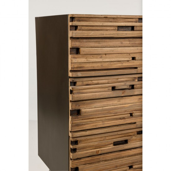 COAST ΣΥΡΤΑΡΙΕΡΑ 3ΣΥΡΤΑΡΙΑ ΜΑΥΡΟ ΦΥΣΙΚΟ 90x37x79cm