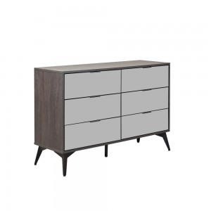 SPECCHIO ΣΥΡΤΑΡΙΕΡΑ 6ΣΥΡΤΑΡΙΑ ΜΑΥΡΟ OAK ΚΑΘΡΕΠΤΗΣ 120x39xH80cm