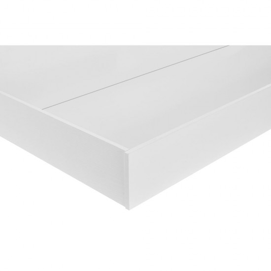 LUCIDO ΚΡΕΒΑΤΙ ΛΕΥΚΟ OAK ΦΥΣΙΚΟ 162x202x88cm