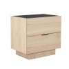 CUBIUS ΚΟΜΟΔΙΝΟ 2ΣΥΡΤΑΡΙΑ ΦΥΣΙΚΟ 58x39xH54,2cm