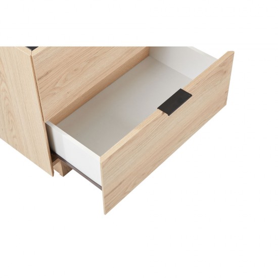 CUBIUS ΚΟΜΟΔΙΝΟ 2ΣΥΡΤΑΡΙΑ ΦΥΣΙΚΟ 58x39xH54,2cm