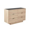 CUBIUS ΣΥΡΤΑΡΙΕΡΑ 6ΣΥΡΤΑΡΙΑ ΦΥΣΙΚΟ 120x45,4xH81cm