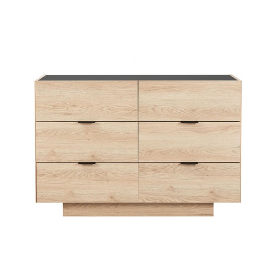 CUBIUS ΣΥΡΤΑΡΙΕΡΑ 6ΣΥΡΤΑΡΙΑ ΦΥΣΙΚΟ 120x45,4xH81cm