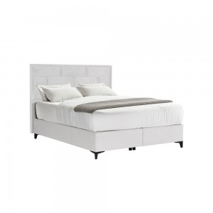 BRICK ΚΡΕΒΑΤΙ ΜΕ ΑΠΟΘΗΚ. ΧΩΡΟ (ΓΙΑ ΣΤΡΩΜΑ 160x200cm) OFF WHITE 16-450 215x165x121cm
