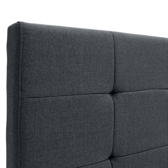 Κρεβάτι Iro Υφασμάτινο Ανθρακί 160x200 με Αποθηκευτικό Χώρο