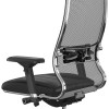 Καρέκλα γραφείου Samurai L2-6D εργονομική με ύφασμα TS Mesh και τεχνόδερμα χρώμα μαύρο 69x70x125/137εκ.