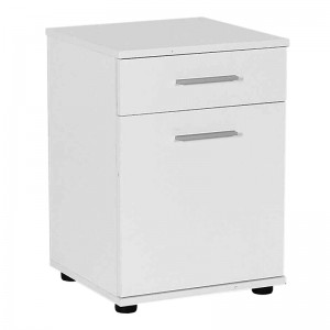 Κομοδίνο - Συρταριέρα γραφείου Trendline σε χρώμα λευκό 40x39x57εκ.