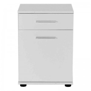 Κομοδίνο - Συρταριέρα γραφείου Trendline σε χρώμα λευκό 40x39x57εκ.