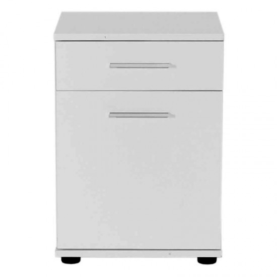 Κομοδίνο - Συρταριέρα γραφείου Trendline σε χρώμα λευκό 40x39x57εκ.