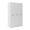 Ντουλάπα ρούχων Hampton τρίφυλλη χρώμα λευκό 103x52x185εκ. Ντουλάπα ρούχων Hampton τρίφυλλη χρώμα λευκό 103x52x185εκ.