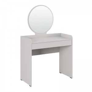 Τουαλέτα με καθρέπτη Curve χρώμα λευκό του πάγου 90x47x142εκ.