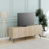 Έπιπλο τηλεόρασης Luna χρώμα oak 180x41x62εκ.