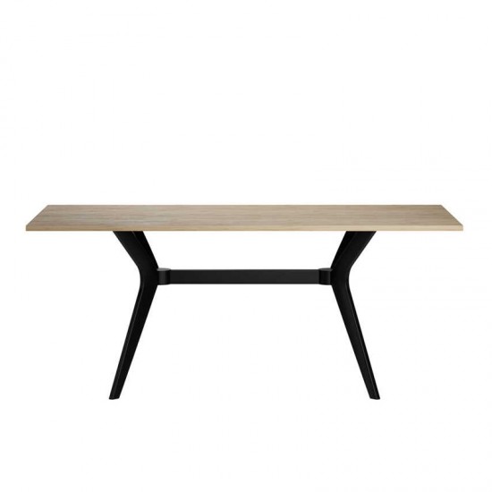 Τραπέζι Luna χρώμα florida oak 181x90x75εκ.