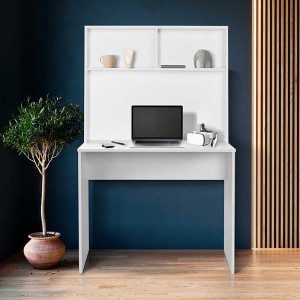 Γραφείο εργασίας Trendline χρώμα λευκό 90x52x148εκ.