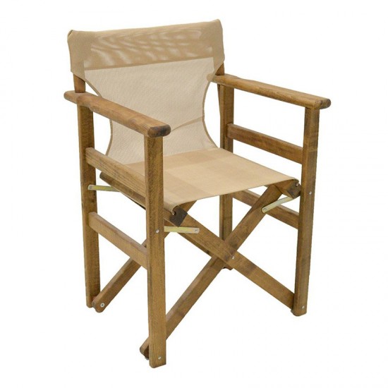 Διάτρητο πανί επαγγελματικό για πολυθρόνα σκηνοθέτη χρώματος φραπέ 