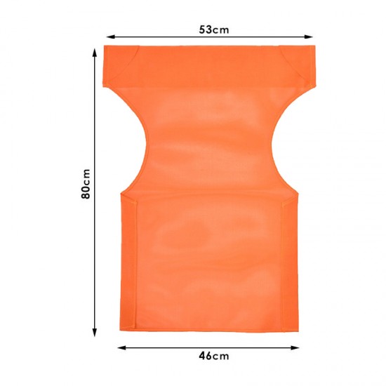 Διάτρητο πανί επαγγελματικό για πολυθρόνα σκηνοθέτη χρώματος πορτοκαλί