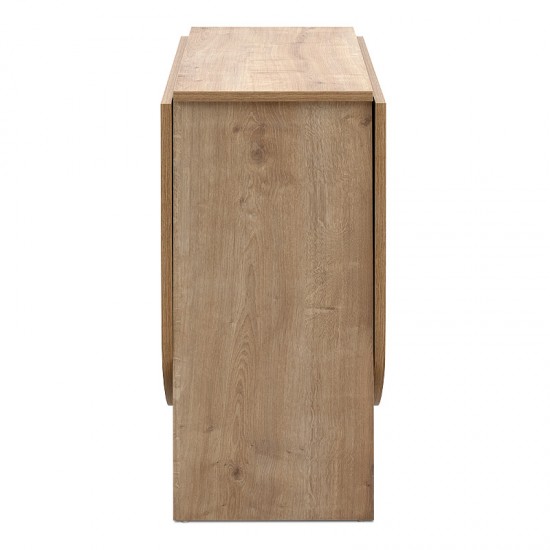 Τραπέζι μελαμίνης Winslet επεκτεινόμενο χρώμα sonoma 37(80+80)x80x76εκ.