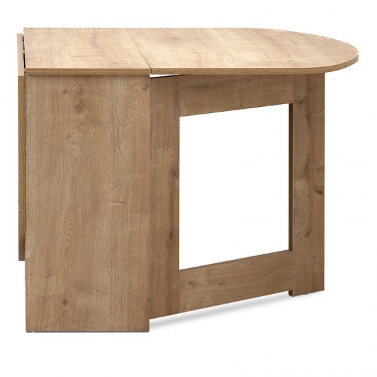 Τραπέζι μελαμίνης Winslet επεκτεινόμενο χρώμα sonoma 37(80+80)x80x76εκ.