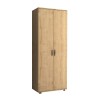Ντουλάπα ρούχων - παπουτσοθήκη Eric δίφυλλη χρώμα φυσικό οξιάς 76x36x187εκ.