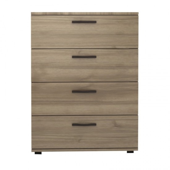 Συρταριέρα Velika χρώμα καρυδί 73x44x96εκ.