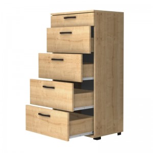 Συρταριέρα Helia χρώμα φυσικό οξιάς 60x44x108εκ.