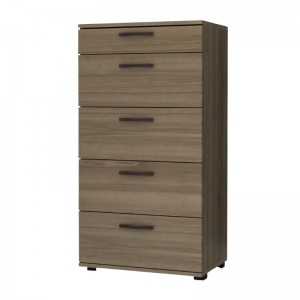 Συρταριέρα Helia χρώμα καρυδί 60x44x108εκ.