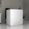 Γραφείο reception Gemini χρώμα λευκό 100x70x110εκ.