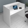 Γραφείο reception Gemini χρώμα λευκό 150x70x110εκ.