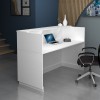 Γραφείο reception Gemini  χρώμα λευκό 180x70x110εκ.