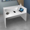 Γραφείο reception Gemini  χρώμα λευκό 180x70x110εκ.