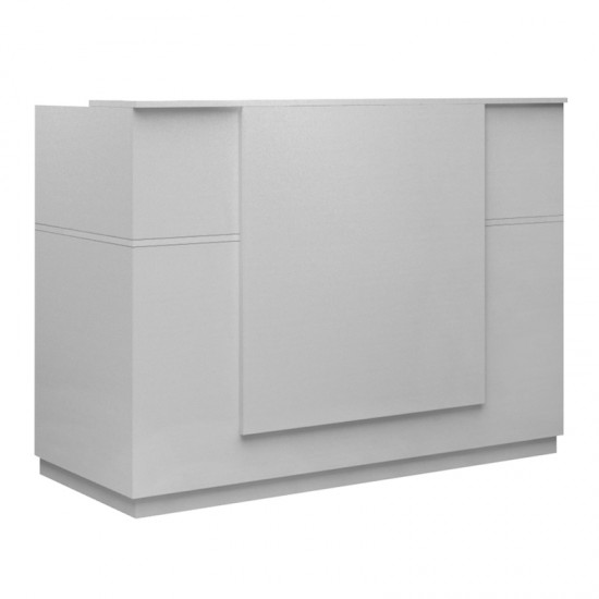 Γραφείο reception Gemini  χρώμα λευκό 180x70x110εκ.