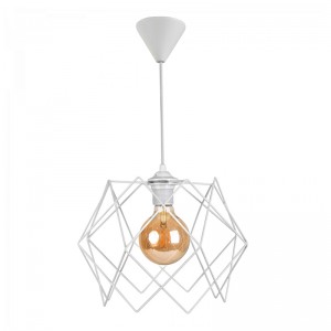 Φωτιστικό οροφής Pyant μεταλλικό χρώμα λευκό 23x17x70εκ.