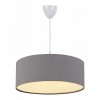 Φωτιστικό οροφής Monahan υφασμάτινο χρώμα γκρι 38x20x70εκ.